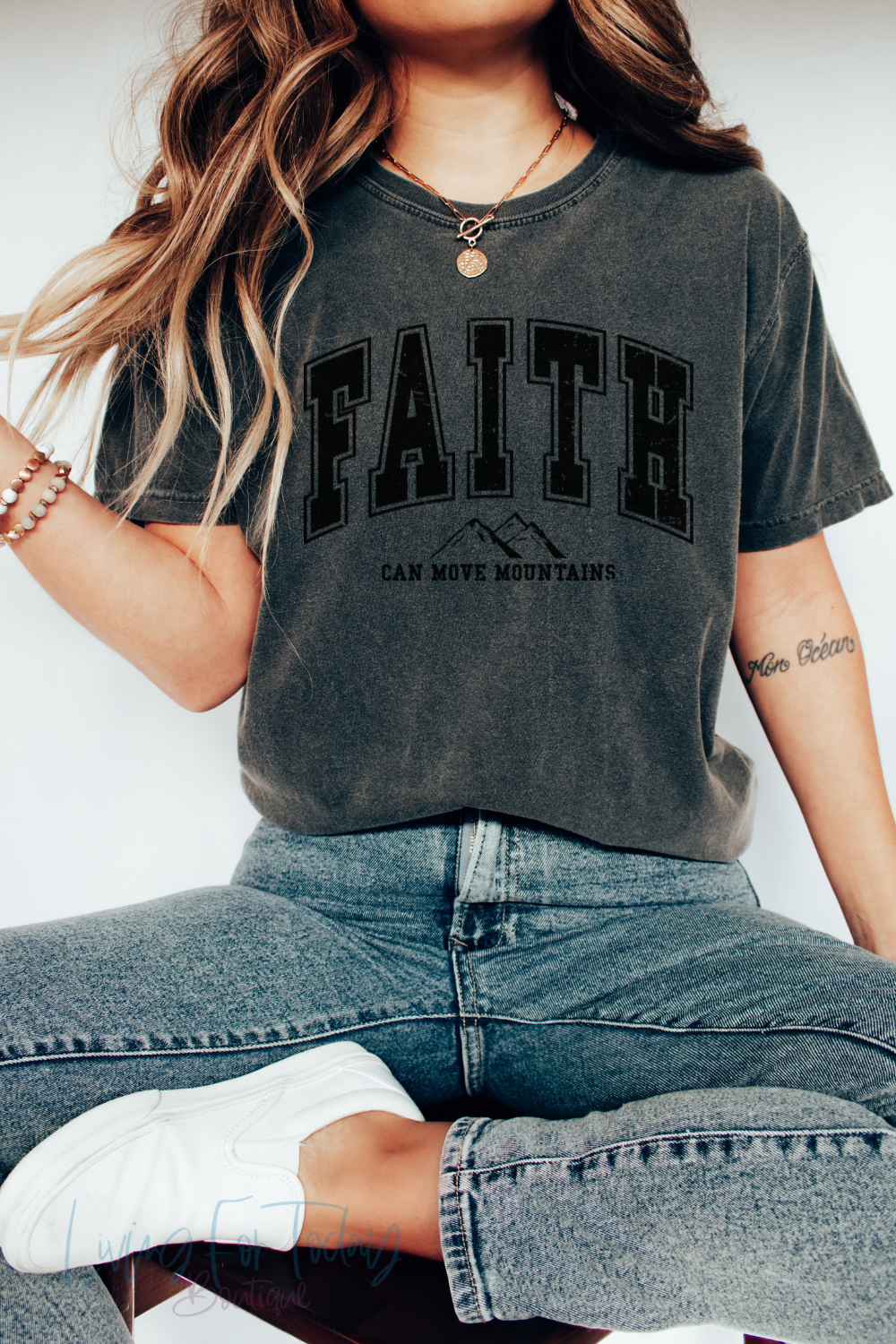 Comfort Color  Faith Can Move Mountains TShirt