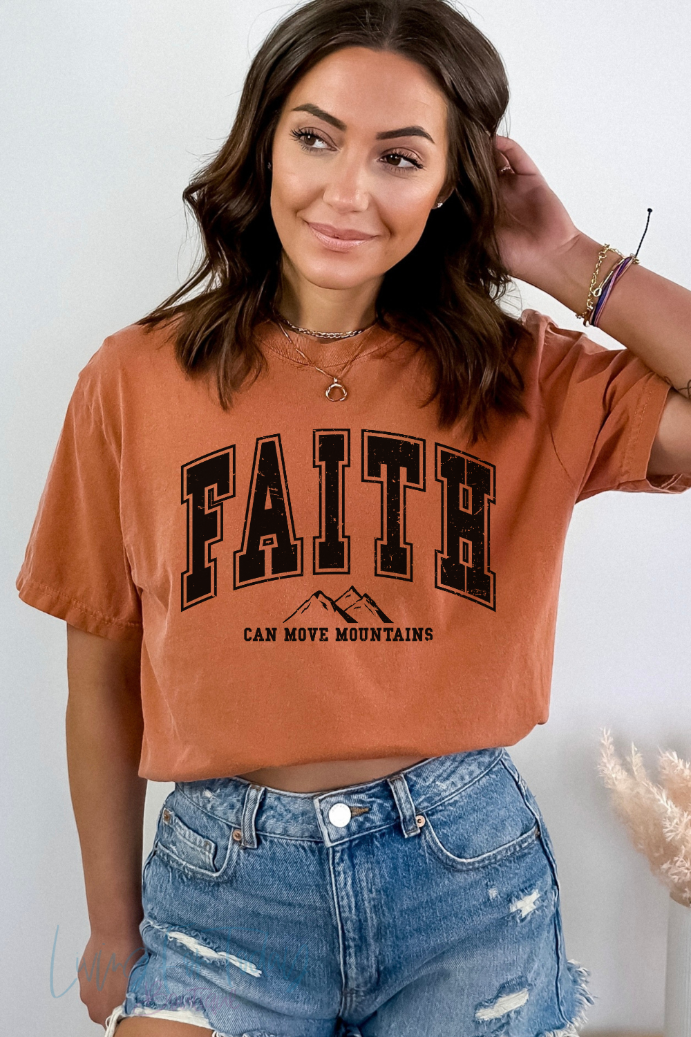 Comfort Color  Faith Can Move Mountains TShirt