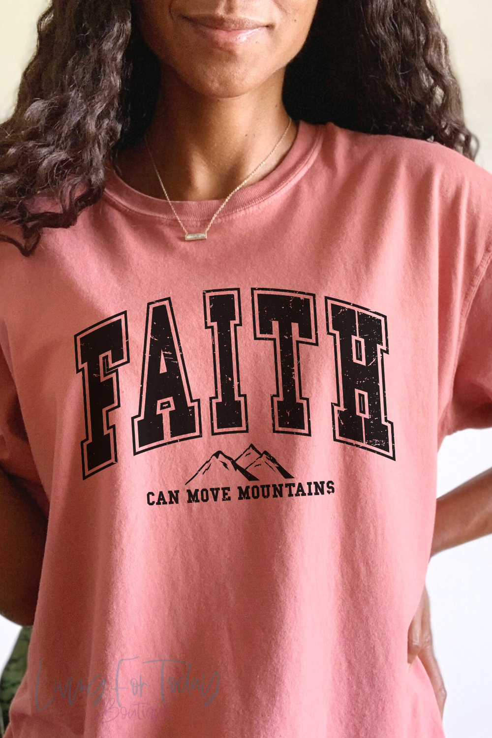 Comfort Color  Faith Can Move Mountains TShirt