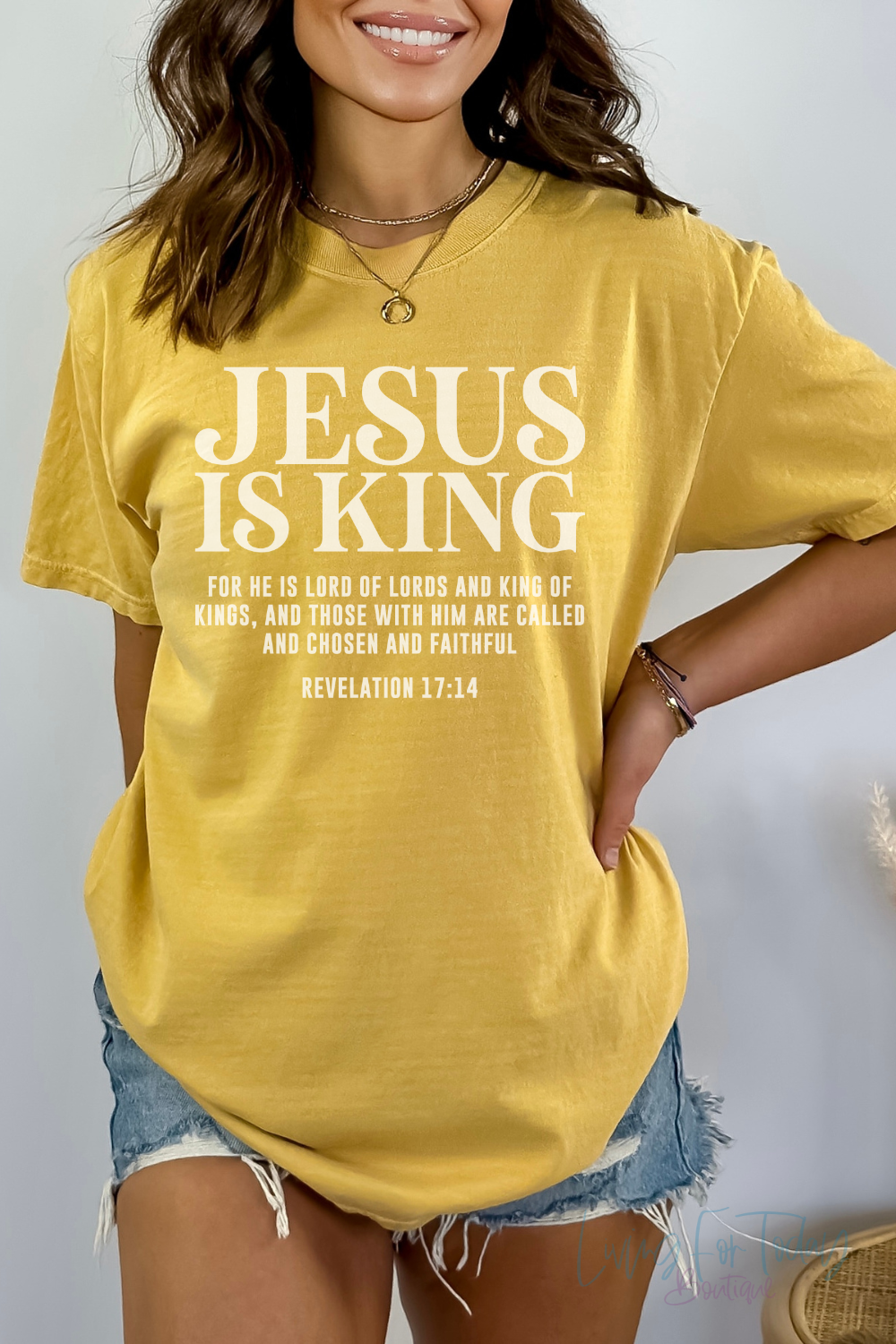 Comfort Color Jesus is King TShirt