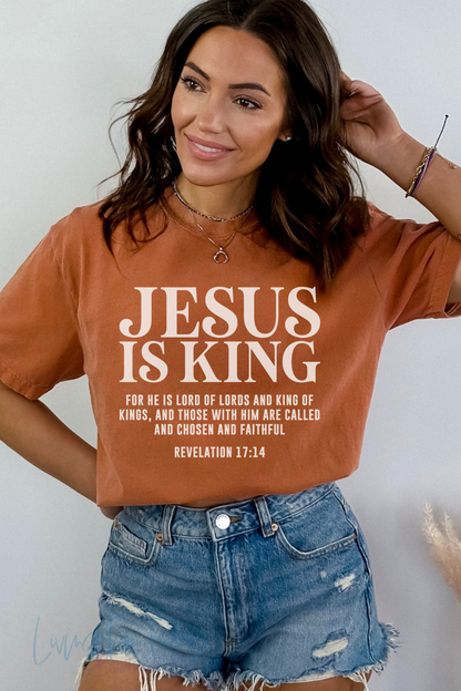 Comfort Color Jesus is King TShirt