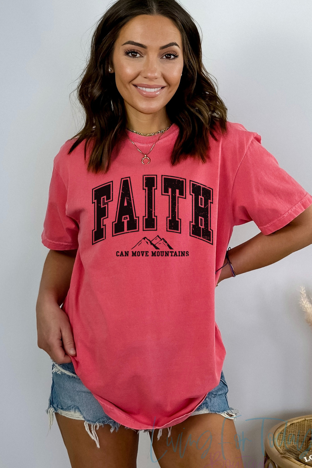 Comfort Color  Faith Can Move Mountains TShirt