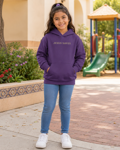 Jesus Saves Youth Hoodie