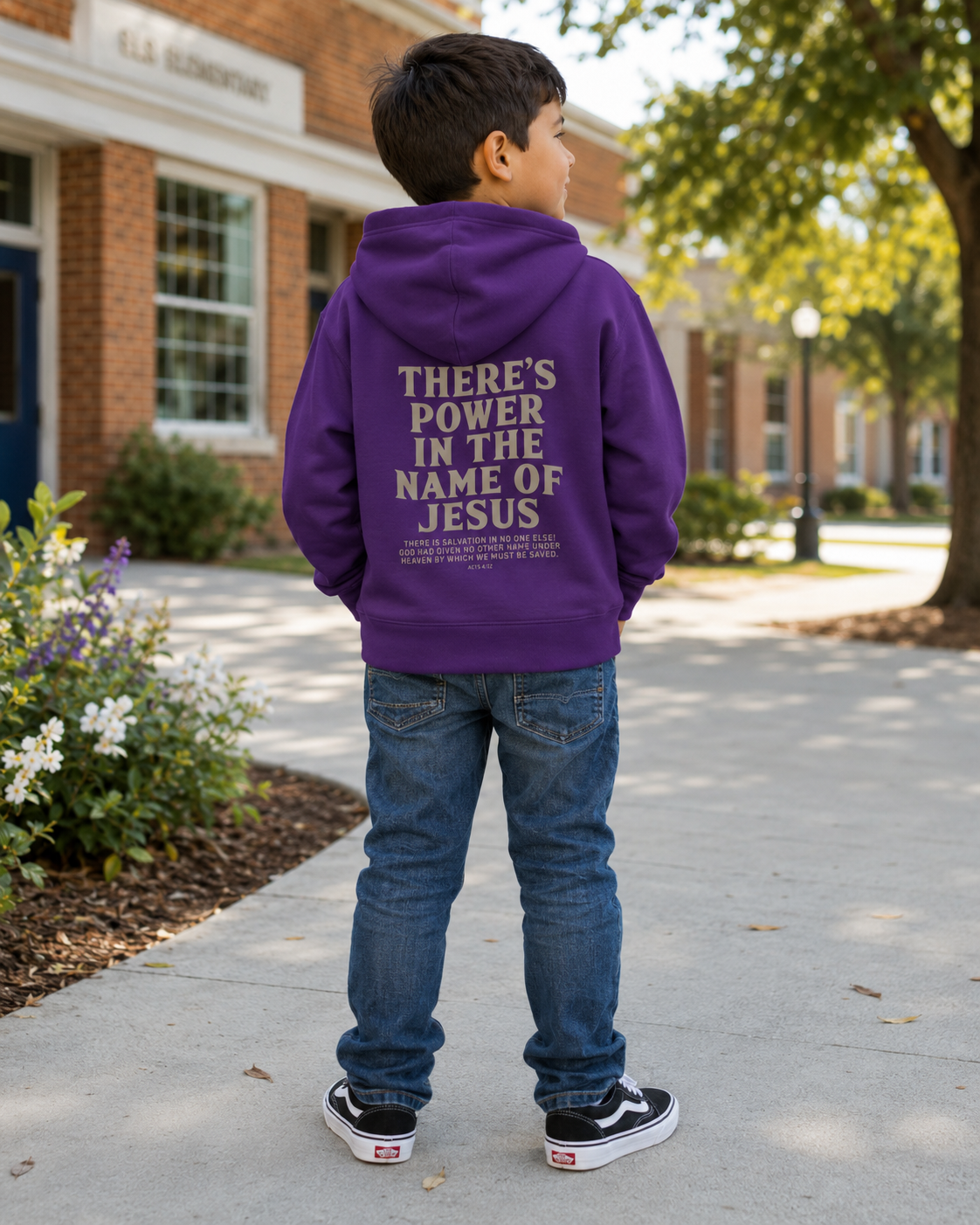 Jesus Saves Youth Hoodie