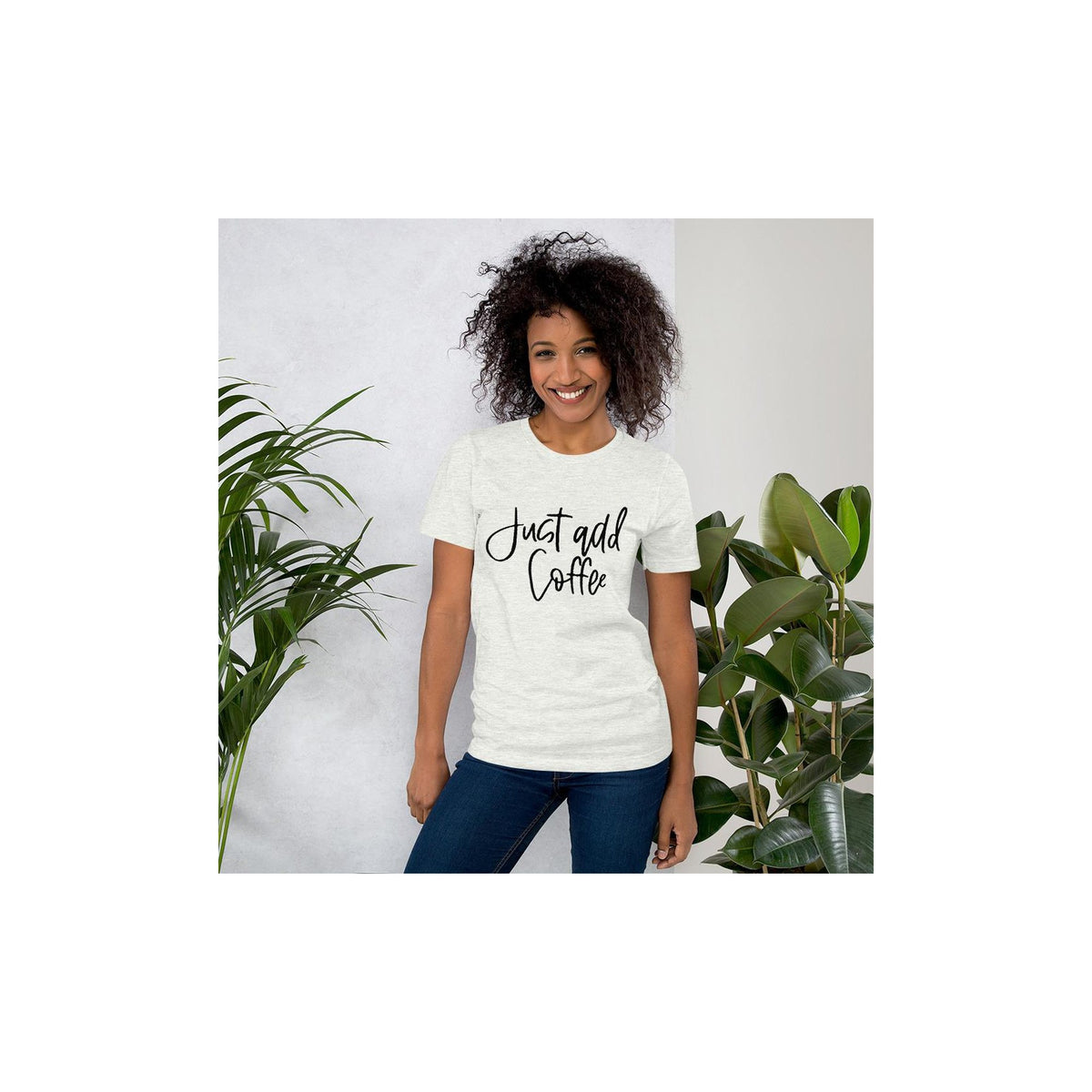 Just Add Coffee Graphic Tee