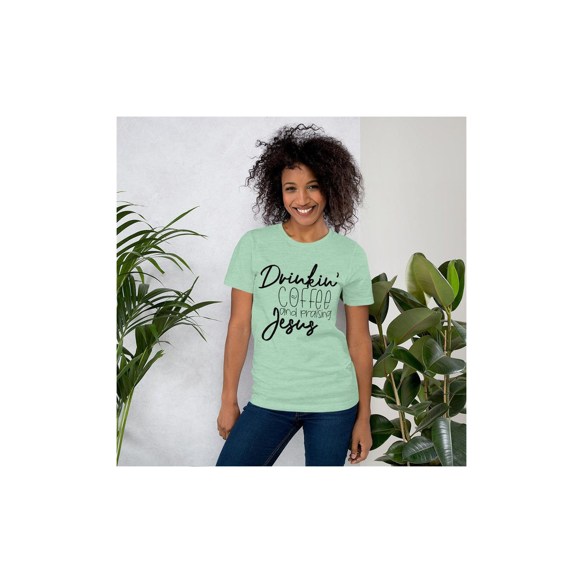 Drinkin’ Coffee And Praising Jesus Shirt