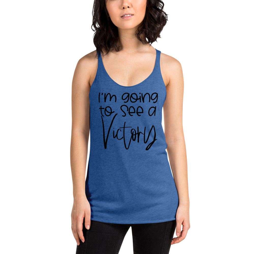 I’m Going to See a Victory Racerback Tank Top
