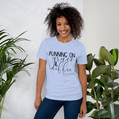 Running on Grace and Coffee T-Shirt