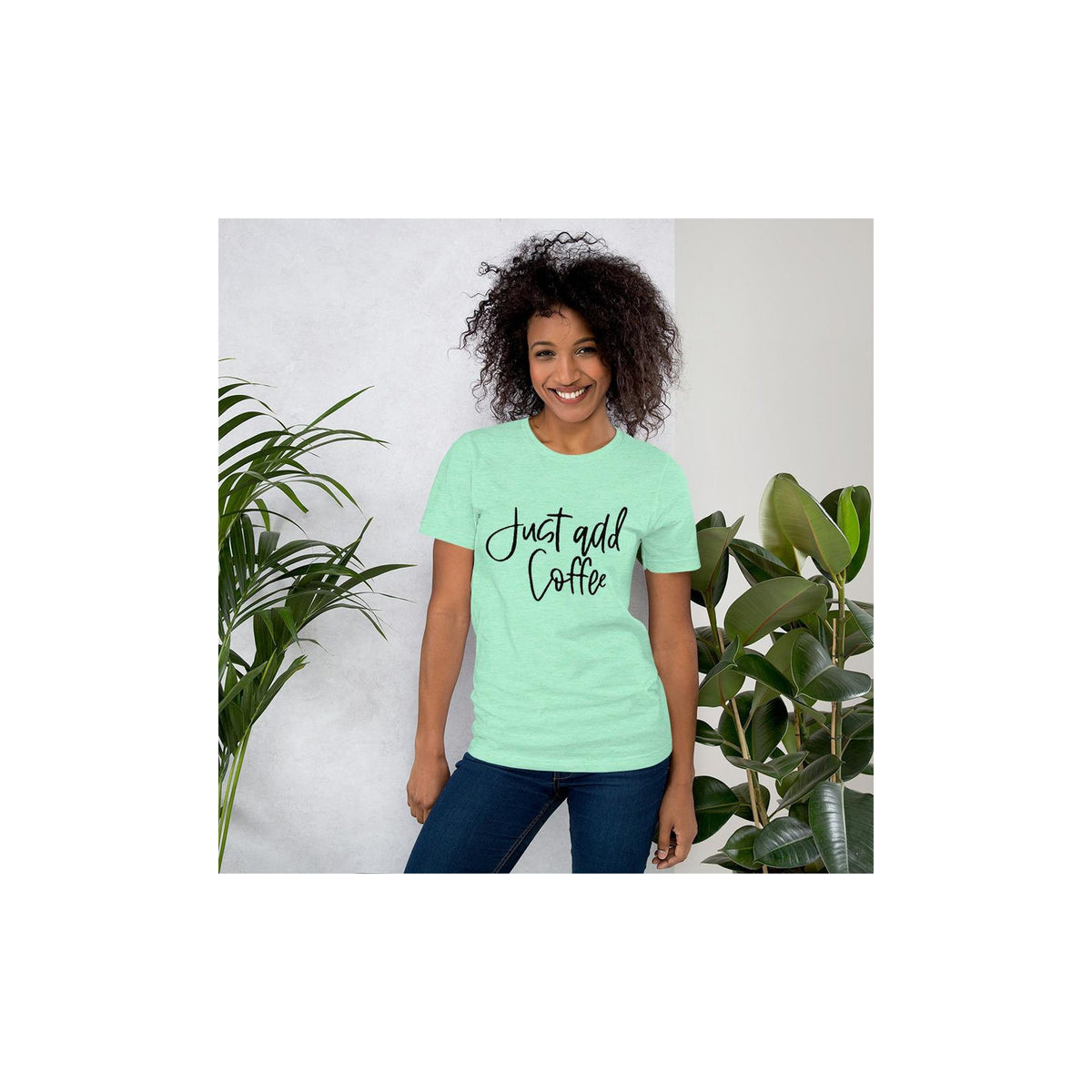 Just Add Coffee Graphic Tee