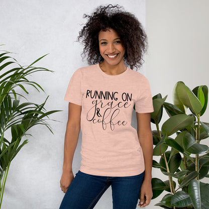 Running on Grace and Coffee T-Shirt